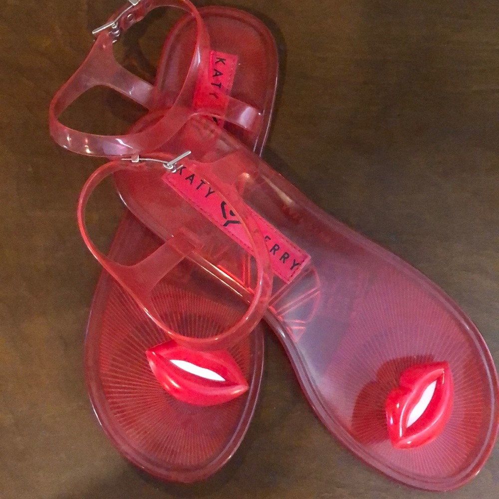 Katy Perry Lips sandals.